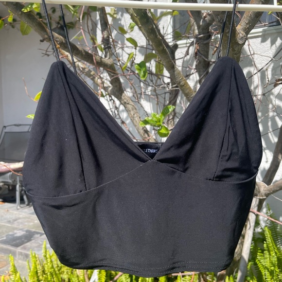 PrettyLittleThing Tops - BLACK TANK TOP